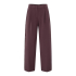 YAYA Trousers with satin side tape, fudge purple