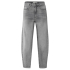 YAYA Loose fit hw denim, light grey denim