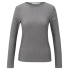 YAYA Ribbed long sleeve top, dark night grey dessin 
