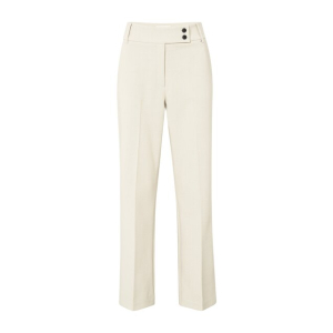 YAYA Trousers with chic waistband, cloud grey melange