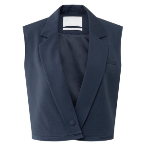 YAYA Sleeveless short blazer, collegiate blue