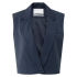 YAYA Sleeveless short blazer, collegiate blue