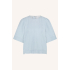 By-bar olivia bleached denim blouse, bleached denim