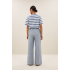 By-bar hope big stripe top, blue flame stripe