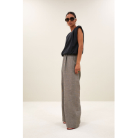 By-bar benji melange pants, charcoal melee
