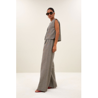 By-bar nori melange gilet, charcoal melee