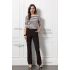 Studio Anneloes  Flair bonded trousers expresso