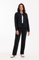 Studio Anneloes  Claire bonded jacket - black