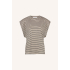 By-bar mason small stripe top, black small stripe