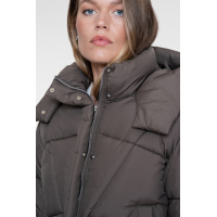 Geisha jacket short with teddy brown