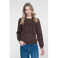 Geisha sweat 'NYC' dark brown