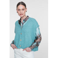 Geisha blouse camel mint