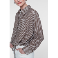 Geisha blouse bruin zand