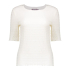 Geisha top fancy rib, off-white