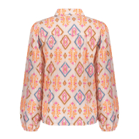 Geisha blouse, light pink/chambray