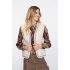 Geisha Gilet teddy embroidery