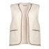 Geisha Gilet teddy embroidery