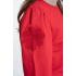 Geisha Sweater red flowers