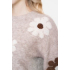 Geisha pull flowers, sand/browen/off-white