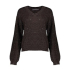 Geisha pullover lurex and sequences, brown/copper