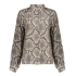 Geisha Blouse animal, black/sand