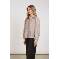 Nukus antonella blouse pattern sand