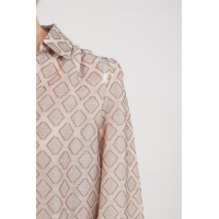 Nukus antonella blouse pattern sand