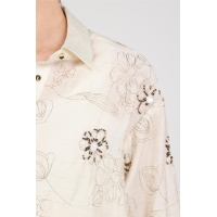 Nukus aaliya blouse embroidery offwhite