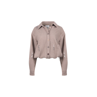 Nukus annelynn blouse paillet taupe