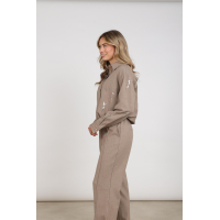 Nukus annelynn blouse paillet taupe