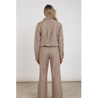 Nukus annelynn blouse paillet taupe