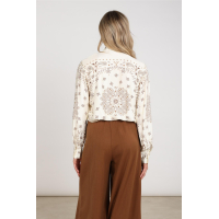 Nukus Angie Blouse Tie Paisley