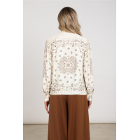 Nukus Angie Blouse Tie Paisley