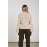Nukus Mindy Pullover sand/offwhite