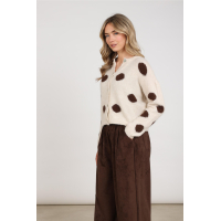 Nukus laure cardigan dots
