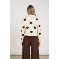Nukus laure cardigan dots