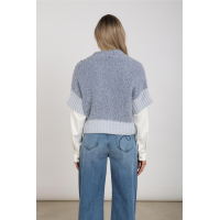 Nukus bell cardigan sky