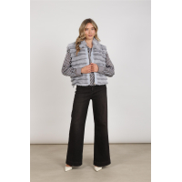Nukus harriet gilet zipper sky