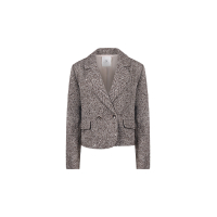 Nukus daphne jacket herringbone chocolate/sand