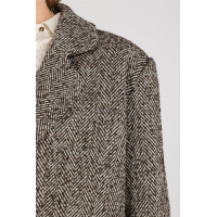Nukus daphne jacket herringbone chocolate/sand