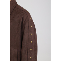 Nukus doretta jacket studs chocolate