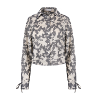 Nukus Bailey Blouse Cross, Oﬀwhite/Navy