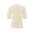 YAYA v-neck short sleeve sweater, off-white knit