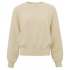 YAYA Sweater with contrast color details, summer sand dessin