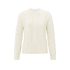 YAYA Cable sweater with rib, off white