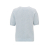 YAYA Raglan short sleeve sweater, gray dawn blue melange