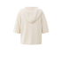 YAYA  Short sleeve knitted hoody, chalk white