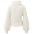 YAYA Sweater with wide collar, wool white