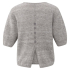 YAYA Melange knit with V-neck, cloud grey melange
