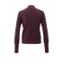 YAYA Sweater with cut- out neckline, fudge purple